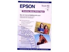 Epson Premium - Blank - Super A3/B (330 x 483 mm) - 255 g/m² - 20 ark fotopapir - for SureColor SC-P700, P7500, P900, P9500, T2100, T3100, T3400, T...
