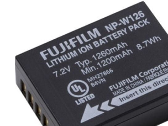 Fujifilm NP W126S - Batteri - Li-Ion - 1260 mAh - 8.7 Wh - for X Series X100, X-A20, X-A7, X-E4, X-H1, X-Pro3, X-S10, X-T100, X-T200, X-T3, X-T30, ...