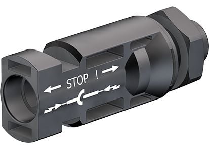 MC PV-ADSP4-S2/6-UR, M1.2, 4: 6 mm², Sort, CE, RU, CSA, 51.9 mm, 18.8 mm
