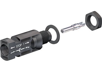 MC PV-ADSP4-S2/6-UR, M1.2, 4: 6 mm², Sort, CE, RU, CSA, 51.9 mm, 18.8 mm