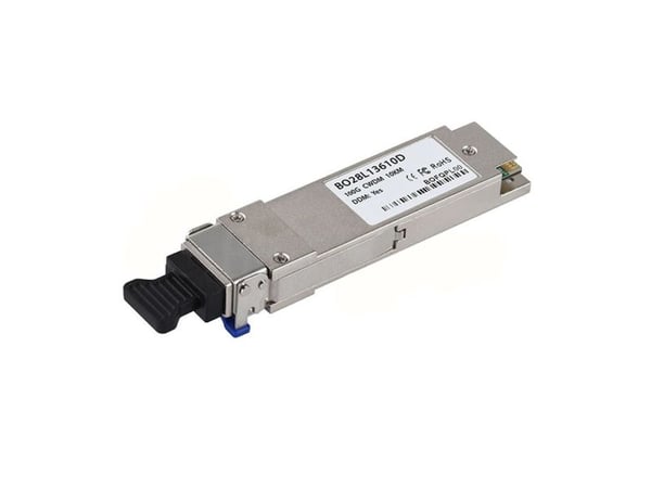 BlueOptics QSFP-100G-LR4-S-BO, Fiber optisk, 10000 Mbit/s, QSFP28, 10000 m, Sølv, RoHS