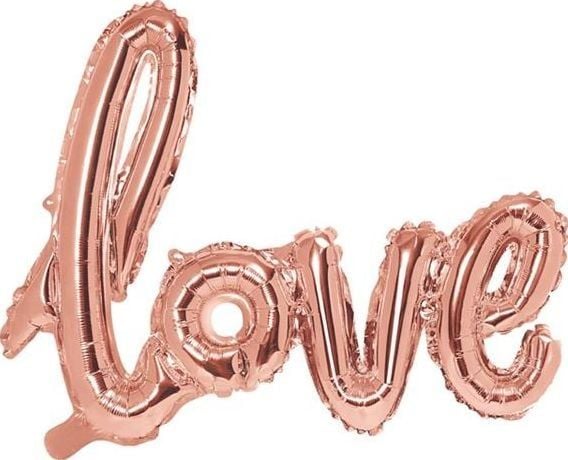 Love Folieballon Rose Gold