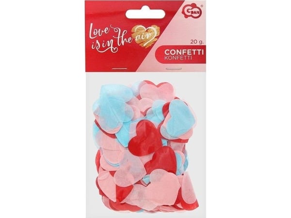 GoDan konfetti i papir Love is in the air eco 20 g