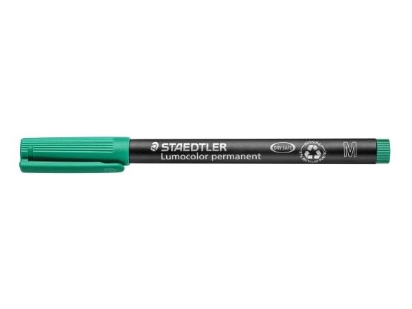 STAEDTLER Lumocolor 317 - Markør - permanent - grønn - 1 mm - medium