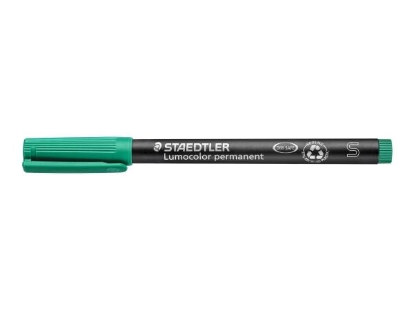 STAEDTLER Lumocolor - Markør - permanent - grønn - 0.4 mm - superfin