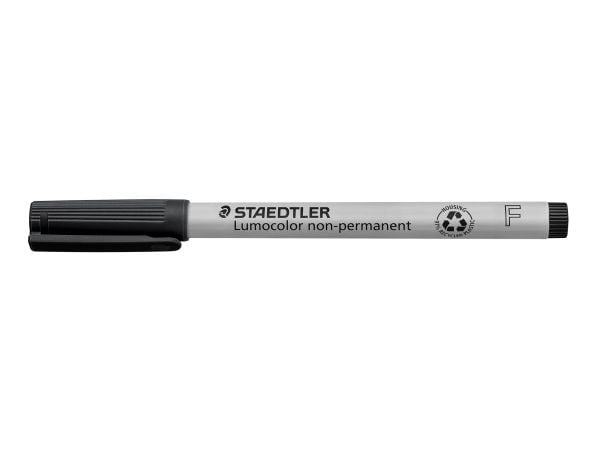 Staedtler 316, 10 kpl, Musta, Musta, Harmaa, Harmaa, Muovi, 0,6 mm
