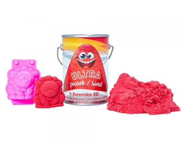 Epee Ultra hiekkapurkki 150g punainen + multa 3D leijona