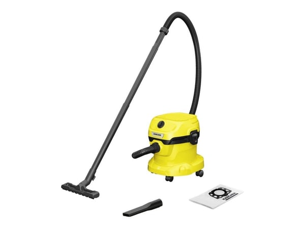 Kärcher WD 2 PLUS V-12/4/18 - Dammsugare - med behållare - med/utan påse - gul
