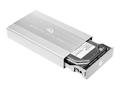 OWC Mercury Elite Pro, HDD-/SSD-kotelo, 3.5", 5 Gbit/s, USB-liitettävyys, Hopea