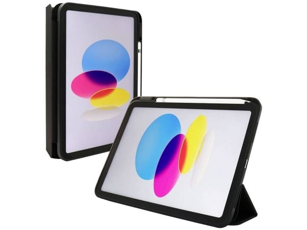 JT Berlin folio-etu i til Apple iPad 10,9" (2022), svart/transparent, bulk