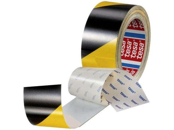 tesa ANTI-SCRATCH 60960-00002-00-00 Lattiamerkintäteippi tesa® Musta/keltainen (L x S) 20 m x 50 mm 1 kpl 1 kpl