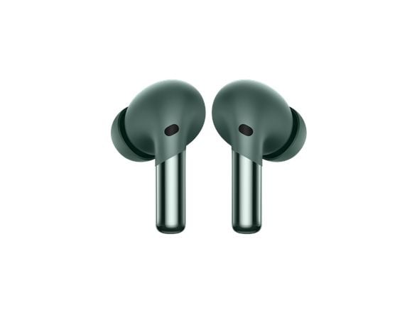 OnePlus Buds Pro 2 - True wireless-hodetelefoner med mikrofon - i øret - Bluetooth - aktiv støydemping - lysthusgrønn