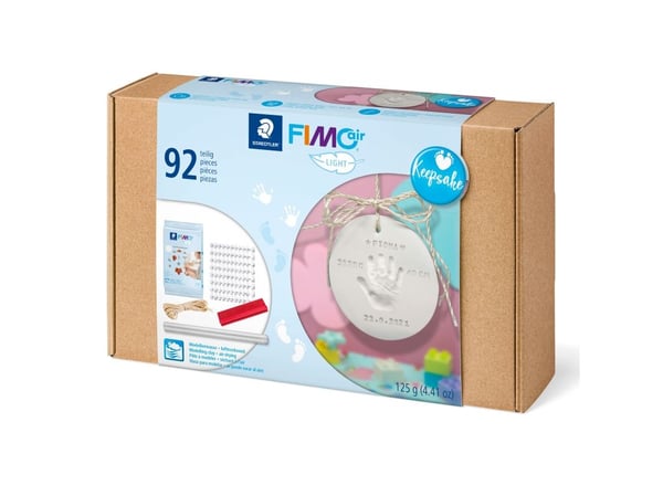 Staedtler FIMOair Keepsake, Modelleringsleire, Hvit, Voksen, 92 stykker, 125 g, Boks