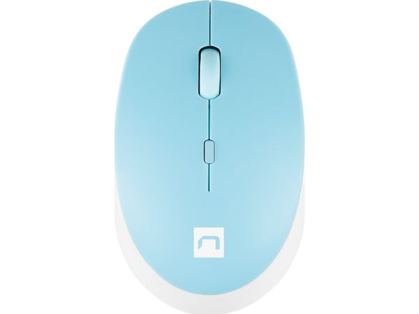 NATEC Harrier 2, Høyre hendt, Optisk, Bluetooth, 1600 DPI, Blå, Hvit