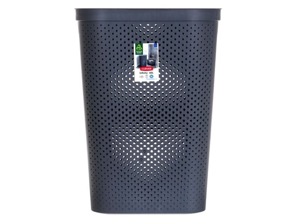 Vaskekurv Curver Infinity Recycled 60 L grå