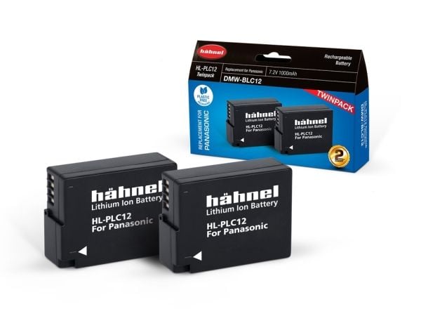 Hahnel HL-PLC12 Twin Pack, Panasonic, 1000 mAh, 7,2 V, Lithium-Ion (Li-Ion)