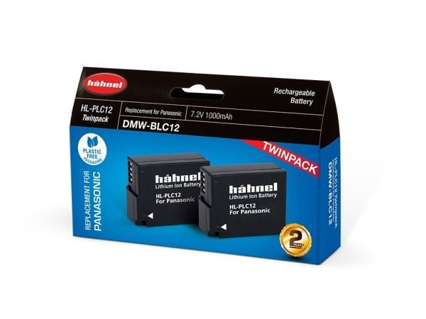 Hahnel HL-PLC12 Twin Pack, Panasonic, 1000 mAh, 7,2 V, Lithium-Ion (Li-Ion)