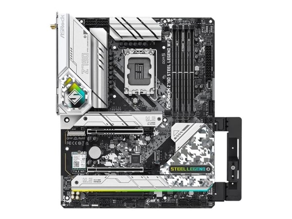 ASRock Z790 Steel Legend WiFi - Hovedkort - ATX - LGA1700-sokkel - Z790 Chipset - USB-C 3.2 Gen 2x2, USB-C 3.2 Gen2, USB 3.2 Gen 2, USB 3.2 Gen 1 -...