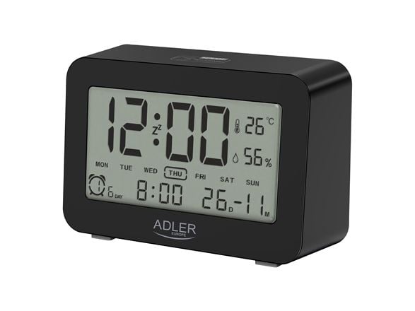 Adler batteridrevet vekkerklokke Adler AD 1196B