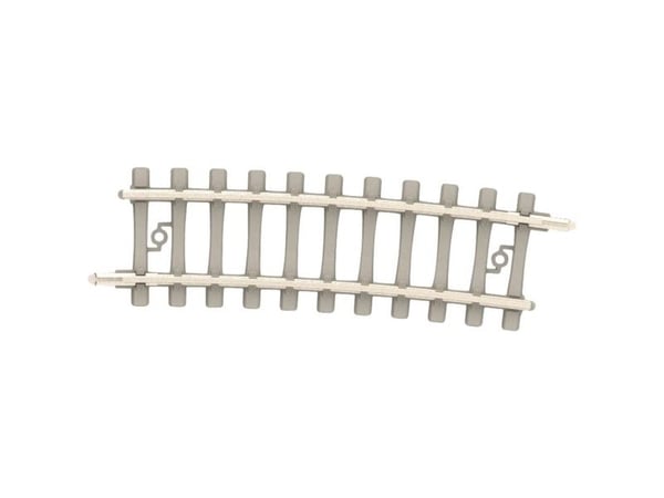 T14514 N Minitrix skinne Betonsvelle, bøjet 7.5 °