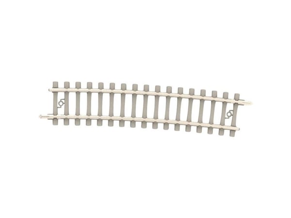 T14516 N Minitrix skinne, betongsviller, bøyd 7,5°