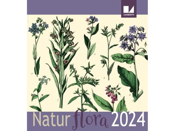 Luonto - Kasvistokalenteri 2024 | Kieli: Tanska