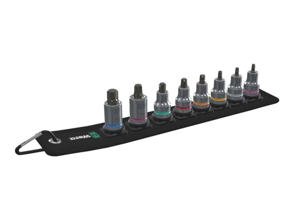 Wera 05003974001, 8 kpl, Hexadecimal (British), 1x 1/8 "x35 mm 1x 9/64 "x35 mm 1x 5/32 "x35 mm 1x 3/16 "x35 mm 1x 7/32 "x35 mm 1x 1/4 "x35 mm 1x......