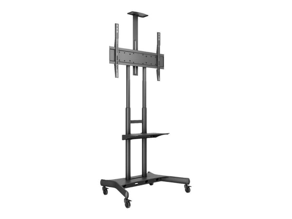Multibrackets M Public Floorstand Basic 180 Plus - Vagn - för videokonferenssystem - svart - skärmstorlek: 55"-80"