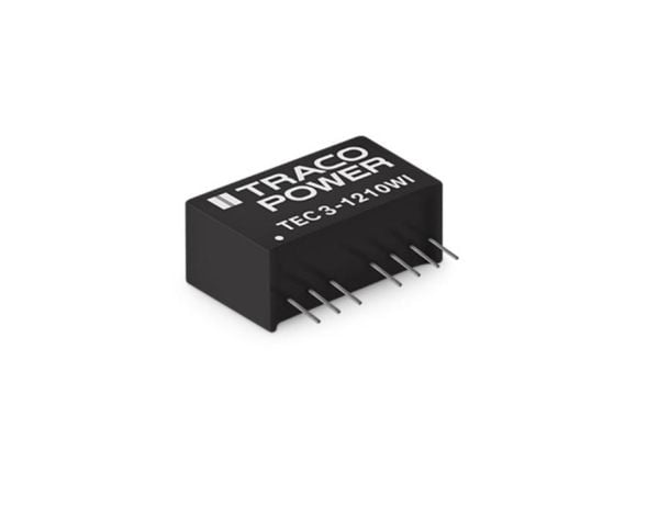 TracoPower TEC 3-2412WI DC/DC-muunnin, piirilevy 24 V/DC 250 mA 3 W Lähtöjen määrä: 1 x