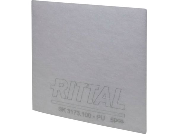 Rittal 3173.100, Grå, Luft, Fiber, 289 mm, 17 mm, 289 mm