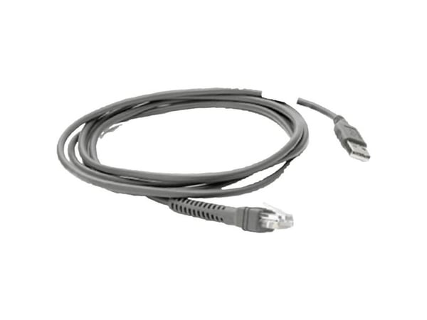 Zebra - Datakabel - RJ-50 (hann) til USB (hann) - 2.1 m - for Zebra DS2208, DS2278, DS8108, DS8108-DL, DS8108-HC, DS8108-SR, DS8178, DS8178-HC
