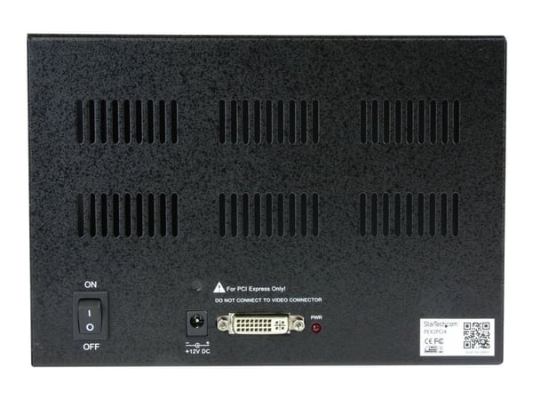 StarTech.com PCI EXPRESS TIL 4X SLOT PCI EKSPANSJONSKASSE GR (PEX2PCI4)