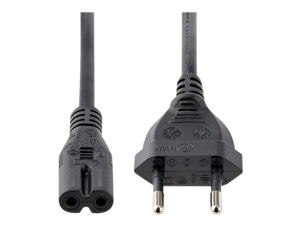 StarTech.com 752E-2M-POWER-LEAD, 2 m, CEE7/16, C7 liitin, H03VVH2-F, 250 V, 2.5 A
