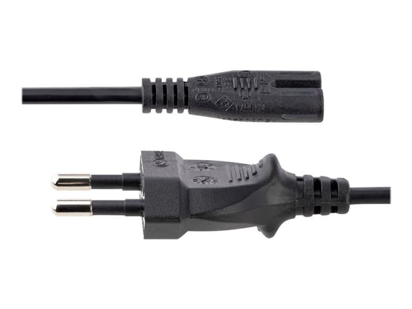 StarTech.com 1m (3ft) kannettavan tietokoneen virtajohto, EU-pistoke C7:ään, 2.5A 250V, 18AWG, kannettavan tietokoneen / kannettavan tietokoneen ko...