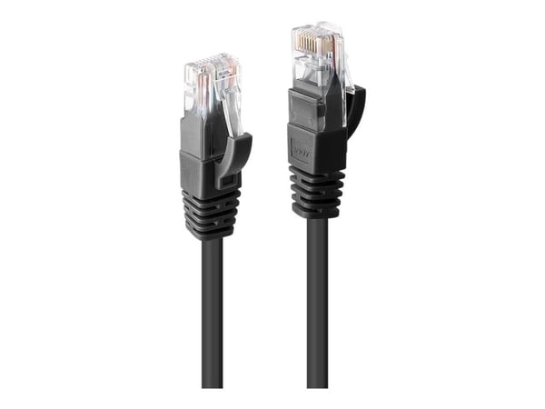 Lindy - Koblingskabel - RJ-45 (hann) til RJ-45 (hann) - UTP - CAT 6 - formstøpt, uten hindringer, flertrådet - svart