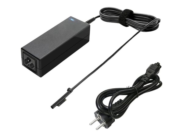 CoreParts - Strømadapter - 30 watt - for Microsoft Surface Book, Laptop, Laptop 2, Laptop 3, Pro 3, Pro 4, Pro 5, Pro 6, Pro 7, Pro 7+, Pro 8, Pro ...