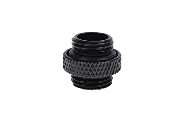 Alphacool 17399, Musta, Liitin, Nestemäinen, Messinki, 1/4", 15 mm