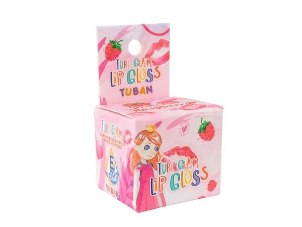 TUBAN Tubi Glam lipgloss, bringebær