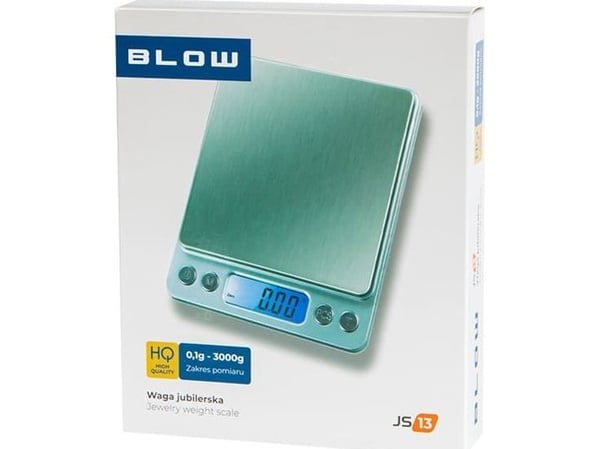 Blow 44-110# smykkelvekt js13 0,1-3000g