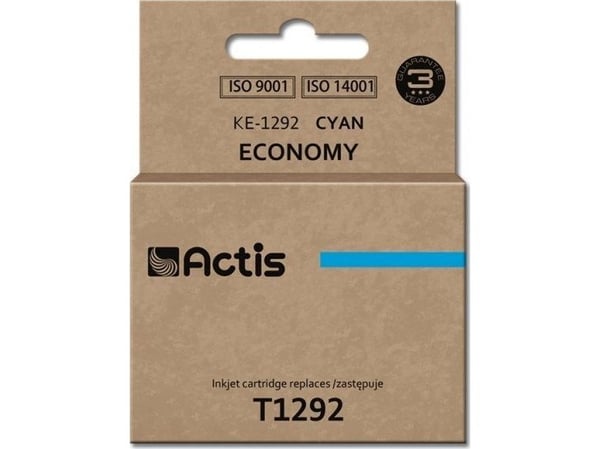 Actis KE-1291 muste (korvaava Epson T1291; Standard; 18 ml; musta)