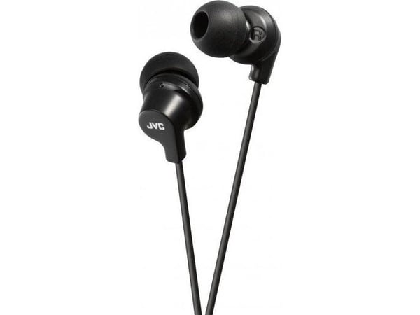 JVC HA-FX10-B-E, Kabel, 8 - 23000 hz, Musik, 3,3 g, Hörlurar, Svart