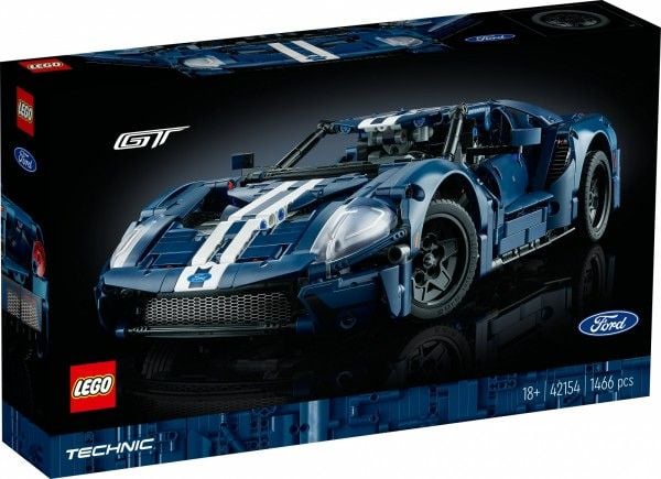 LEGO Technic 42154 Ford GT 2022 rakennussarja, 1468 osaa