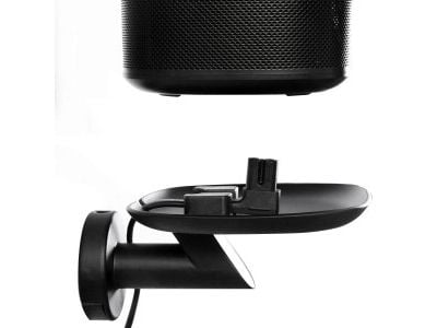 Maclean MC-840 - Monteringssett (veggmontering) - for høyttaler(e) - svart - for Sonos One, One SL, PLAY:1