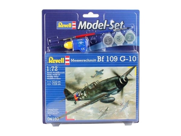 Revell Messerschmitt Bf-109, Luftfarkostmodell med fast vinge, Monteringssats, 1:72, Messerschmitt Bf 109, Plast, Second World War