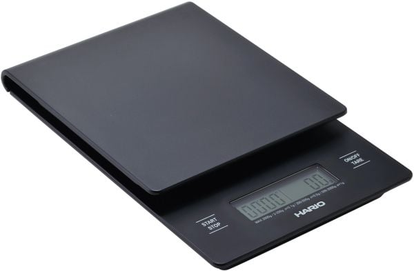 Hario V60, 0,1 g, Sort, Akrylonitril-butadien-styren (ABS), Benkeplate, Rektangel, Berøringskontroll