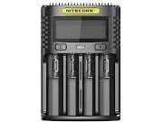 Nitecore UMS4, Lithium Iron Phosphate (LiFePO4), Lithium-Ion (Li-Ion), Nikkel-kadmium (NiCd), Nikkelmetallhydrid..., AA, AAA, AAAA, C, D