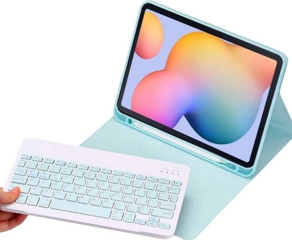 Strado Tablet Case Samsung Galaxy Tab S6 Lite näppäimistö kotelo - CFS6L (sininen) Universal Strado Tablet Case Samsung Galaxy Tab S6 Lite näppäimistö kotelo - CFS6L (sininen) Universal