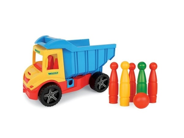 Multi truck med bowlingkäglor