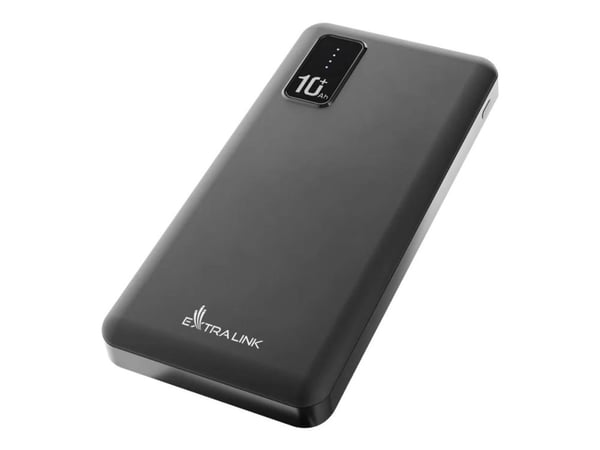 Extralink EPB-098B - Strømbank - 10000 mAh - 2.1 A - 2 utgangskontakter (USB) - svart Extralink EPB-098B - Strømbank - 10000 mAh - 2.1 A - 2 utgangskontakter (USB) - svart