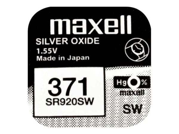 Maxell SR 920SW - Akku 1 x SR920SW - Zn/Ag2O